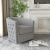 Avelino Swivel Chair - Stone Gray