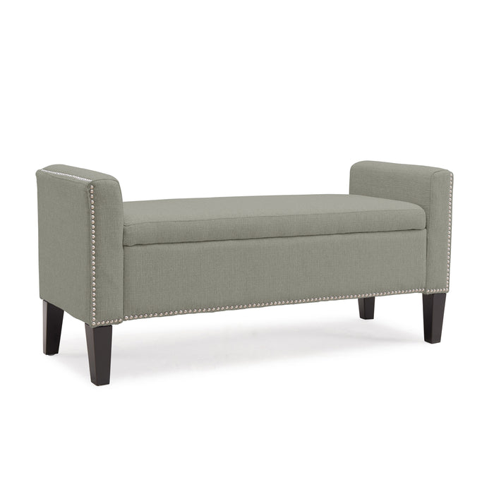 Arron Transitional Bench Storage Ottoman