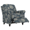 Chester Hill Rolled Arm Pushback Recliner - Caribbean Floral