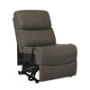 Sheahan Wall-Hugger Armless Recliner - Gray Faux Leather