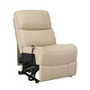 Sheahan Wall-Hugger Armless Recliner - Tan Faux Leather
