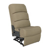 Kappel Wall Hugger Stitched-Back Armless Recliner - Barley Velour