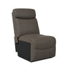 Noveron Non-Reclining Center Seat - Gray Faux Leather
