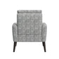 Allyson Mid-Century Modern Small Space Accent Armchair