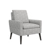 Allyson Mid-Century Modern Small Space Accent Armchair - Stone Honeycomb