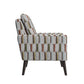 Allyson Mid-Century Modern Small Space Accent Armchair