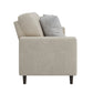 Copeland Upholstered Small Space Sofa with 2 Accent Pillows