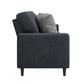 Copeland Upholstered Small Space Sofa with 2 Accent Pillows