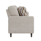 Copeland Upholstered Small Space Sofa with 2 Accent Pillows