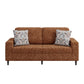 Copeland Upholstered Small Space Sofa with 2 Accent Pillows