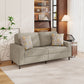 Copeland Upholstered Small Space Sofa with 2 Accent Pillows