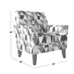 Arya Transitional Flared Arm Armchair