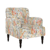 Schauer Transitional Upholstered Armchair - Multi Coral Paisley