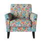 Arya Transitional Flared Arm Armchair