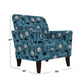 Arya Transitional Flared Arm Armchair