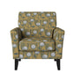 Arya Transitional Flared Arm Armchair