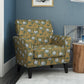 Arya Transitional Flared Arm Armchair