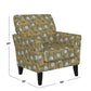 Arya Transitional Flared Arm Armchair