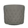 Tolkin Button-Tufted Swivel Club Chair