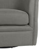 Tolkin Button-Tufted Swivel Club Chair