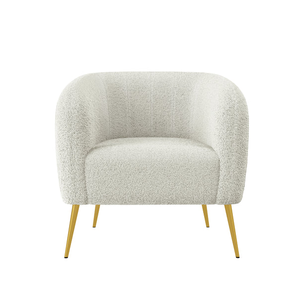 Hryn Channel-Tufted Barrel Chair