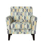 Arya Transitional Flared Arm Armchair