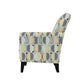 Arya Transitional Flared Arm Armchair