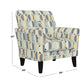 Arya Transitional Flared Arm Armchair