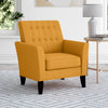 Barger Button-Tufted Modern Armchair