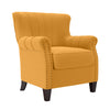 Gruber Tailored Armchair - Mustard Yellow Linen