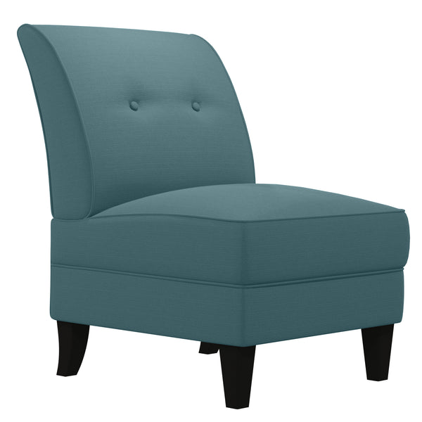 Granada Button-Tufted Slipper Chair