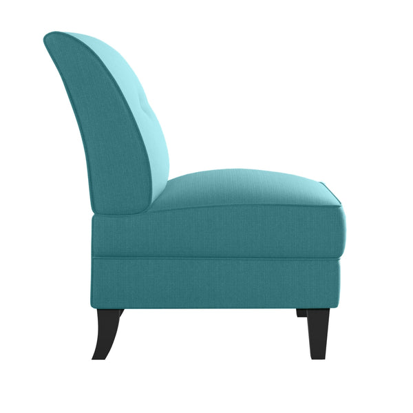 Granada Button-Tufted Slipper Chair