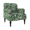 Schauer Transitional Upholstered Armchair - Emerald Lily Linen