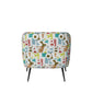Schroeder Button-Tufted Upholstered Barrel Chair