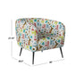 Schroeder Button-Tufted Upholstered Barrel Chair