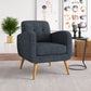Kremmling Mid-Century Modern Armchair - Natural Legs