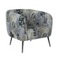 Schroeder Button-Tufted Upholstered Barrel Chair