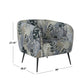 Schroeder Button-Tufted Upholstered Barrel Chair