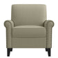Mosher Traditional Rolled Armchair