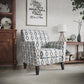 Arya Transitional Flared Arm Armchair