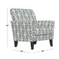 Arya Transitional Flared Arm Armchair