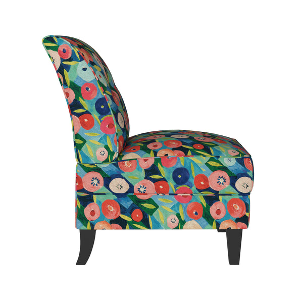 Granada Button-Tufted Slipper Chair
