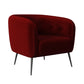 Schroeder Button-Tufted Upholstered Barrel Chair