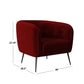 Schroeder Button-Tufted Upholstered Barrel Chair