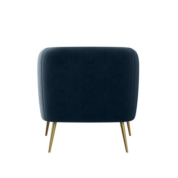 Hryn Channel-Tufted Barrel Chair
