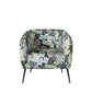 Schroeder Button-Tufted Upholstered Barrel Chair