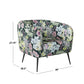 Schroeder Button-Tufted Upholstered Barrel Chair