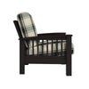 Humes Hill Mission-Style Armchairs with Exposed Wood Frames (Set of 2)