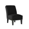 Branson Traditional Slipper Chairs with Nailhead Trim (Set of 2)