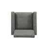 Disick Transitional Track Arm Armchairs (Set of 2)
